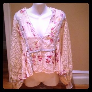Free people floral top